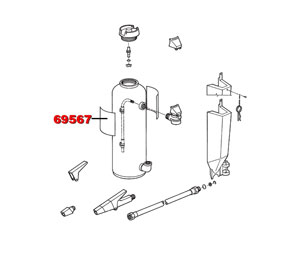 Ansul 69567 Ansul Redline Parts - ABC Instruction Labels
