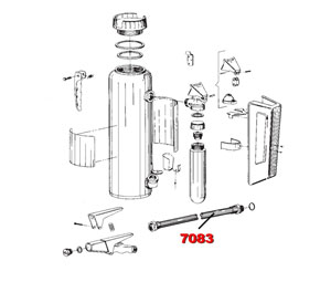 Ansul 7083 Ansul Redline Parts - Hose, 65 deg. F, w/Couplings Assembly (30-E and G, LT-30-E and G)