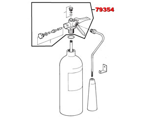 Ansul 79354 Ansul Sentry Parts - Valve Assembly (SY-0571)