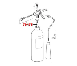 Ansul 79475 Ansul Sentry Parts - Tube, Siphon (SY-0571, 0572)