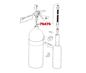 Ansul 79476 Ansul Sentry Parts - Tube, Siphon (SY-1072)