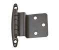 AP Hardware 30027 17T Oil Rubbed Bronze 1/2” Inset x 3/8” Overlay Cabinet Hinge - Sold Per Pair