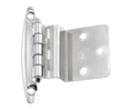 AP Hardware 30033 17T Polished Chrome 1/2" Inset x 3/8" Overlay Cabinet Hinge - Sold Per Pair