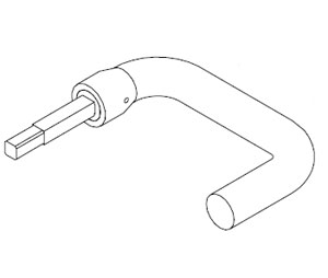 Adams Rite 31-0058-02 Round Handle Assy. - 3082