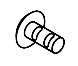 Adams Rite P191-10-06-MP Barbed Stud