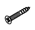 Adams Rite S291-10R24-119-MP #10-32X1-1/2 Flat Head Self Tapping Screw