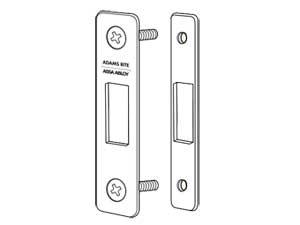 Adams Rite MS4804-630 Reinforcing Trim Strike for MS1847 Deadlocks - Stainless Steel Finish
