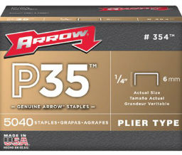 Arrow Fastener 091-354 Arrow Fastener P35™ Type Staples - 1/4" Length