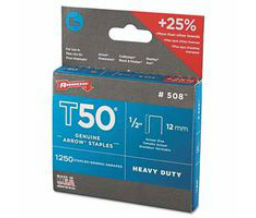 Arrow Fastener 091-50824 Arrow Fastener T50® Type Staples - 1/2" Length
