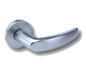 Arrow BM-11-VL-LC-03 Apartment Function Mortise Lever Lock V Lever L Rose Less Cylinder -  Bright brass