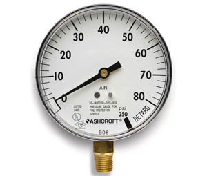 Ashcroft SG1 Sprinkler Gauge - Air/Water Retard