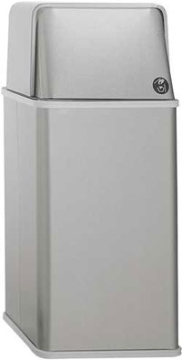 ASI 0839-T Free Standing Waste Receptacle with Lid