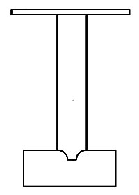 ASI 1224-C18 Ceiling Mounted Shower Curtian Rod Support