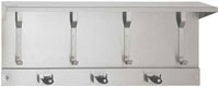 ASI 1308-3 34" Shelf with 4 Hooks and 3 Mop Holders