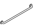 ASI 3401-12 12" Straight Grab Bar