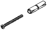 ASI 3920 Cement Wall Anchor Kit for 3400 and 3500 Series