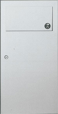 ASI 6459 Recessed Waste Receptacle