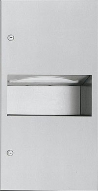 ASI 64623-9 Paper Towel Dispenser and Waste Receptacle Unit