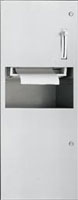 ASI 64696A-9 Surface Mounted Automatic Roll Paper Towel Dispenser and Waste Receptacle Unit
