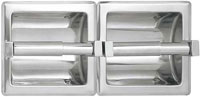 ASI 74022-HBSM Bright Double Roll Toilet Tissue Dispenser with Hood