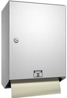 ASI 8522 Surfaced Mounted Roll Paper Towel Dispenser - Satin Stainless Steel