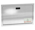 ASI 9013 Recessed Mounted Baby Changing Station - Horizontal - Full Stainless Steel Housing