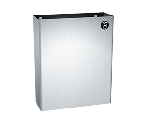 ASI 10-0828 Traditional Surface Mounted Waste Receptacle - 6.5 gal.