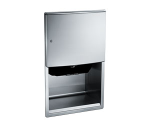 ASI 204523A-6 Semi-Recessed Automatic Roll Paper Towel Dispenser