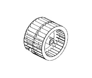 ASI A0015 Blower wheel for 0165 Hand Dryers