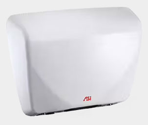 ASI 0184 Surface Mounted Automatic Sensor Hand Dryer - 277VAC - White