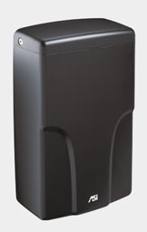 ASI 0196-1-41 Surface Mounted TURBO-Pro Automatic High Speed Hand Dryer - HEPA Filter, ADA Compliant - (120V) - Matte Black