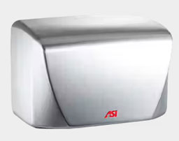 ASI 0198-2-93 Turbo-Dri™ Surface Mounted Automatic High Speed Hand Dryer - 220-240 VAC - Satin Stainless Steel