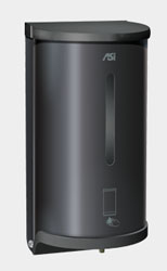 ASI 0362-41 Surface Mounted Stainless Steel - 27 oz.(800 ml) - Automatic Liquid Soap and Gel Hand Sanitizer Dispenser - Matte Black
