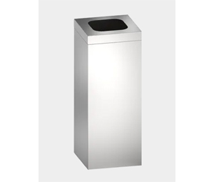 ASI 0834 Free Standing Waste Receptacle - Stainless Steel