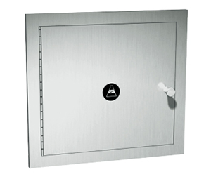 ASI 8156 Specimen Pass Box with Extension Sleeve & Flange - Recessed