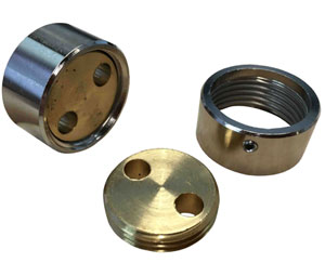 ASI 1224-1 Concealed Mounting Flanges for Shower Rod - One Pair