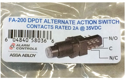 Shunt Sw Dpdt Sgl Gang Plate