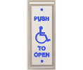 ASP-PN1-144 Narrow Handicap Push Plate