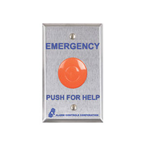 PBL-1 1.5" Red Pushbutton,Weatherprf