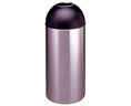 Bobrick B-2300 Waste Receptacle with Black Dome-Top - 15 Gal