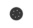 Bosch BLSR6R000 Aluminum Oxide Paper Disc 5" on C-Weight Paper/Pack