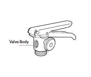 Badger 16459B Fire Extinguisher Parts - Valve Body