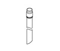 Badger 21007861B Fire Extinguisher Parts - Siphon Tube Assembly