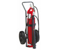 Badger 22725 CD100-2 Carbon Dioxide Wheeled Fire Extinguisher - 100 lb