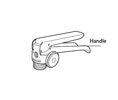 Badger 23353B Fire Extinguisher Parts - Handle