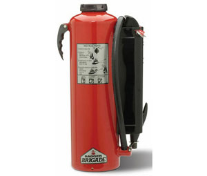 Badger BG466534B Brigade Cartridge Operated Fire Extinguisher - 30 lb Purple K - 120B:C