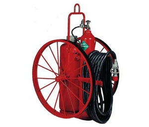 Badger  BGDDP19906B Cartridge Transfer Dry Chemical Wheeled Fire Extinguisher - 150 lb BC - 240B:C