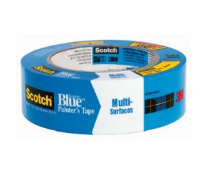 3M MM2090-1 Painters Tape, Designed for Outdoor Use, 1" Width - Blue Color