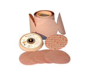 3M MM268L80-6NH 80 Micron Grit 6" Finishing Film Disc, PSA Backing-Pack of 50