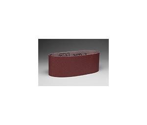 3M MM341D120X-3X21 120 Grit Aluminum Oxide Portable Belt 3" Width on X-Weight Cloth-Pack of 10